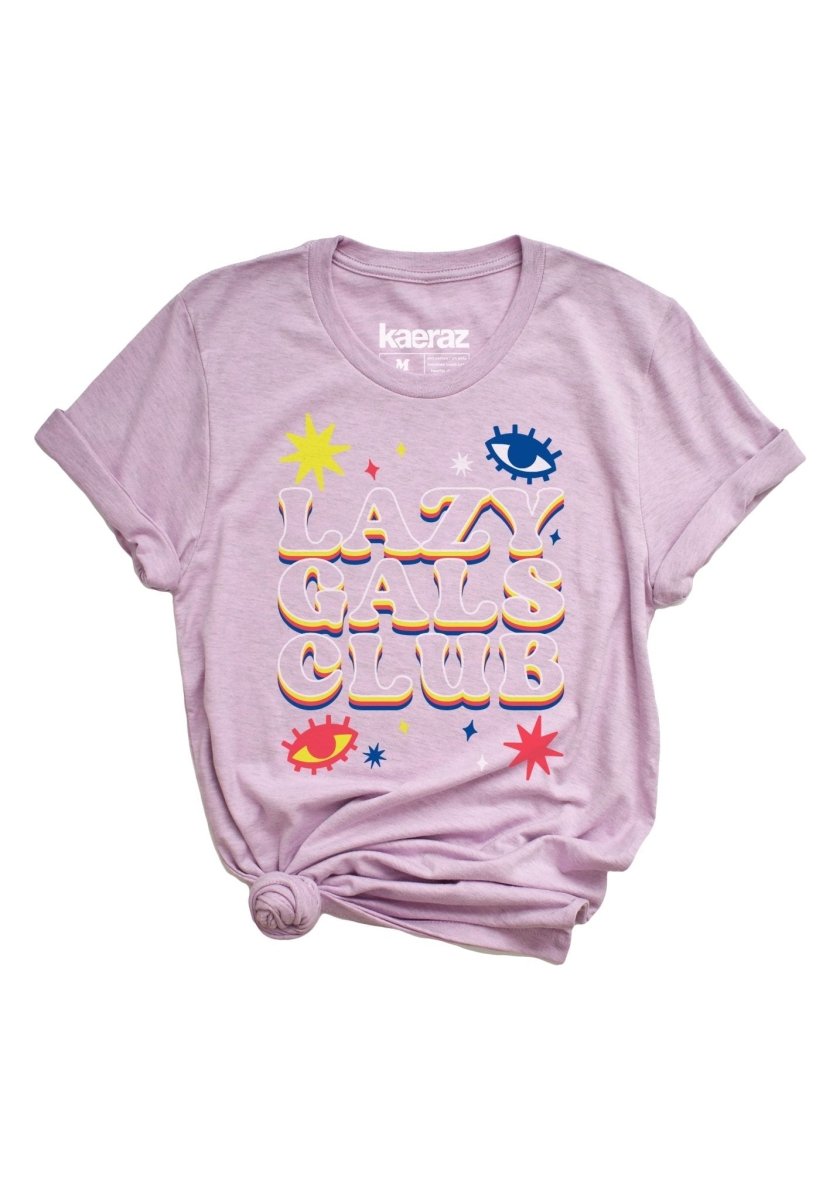 Lazy Gals Club Tee by kaeraz 90s aesthetic eyes