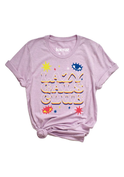 Lazy Gals Club Tee by kaeraz 90s aesthetic eyes