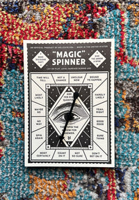Letter Press Magic Spinner Board by Hellcats USA eye magic mood