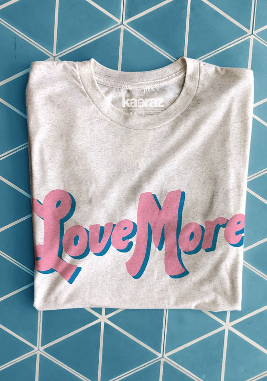 Love More Tee by kaeraz heart hippie love