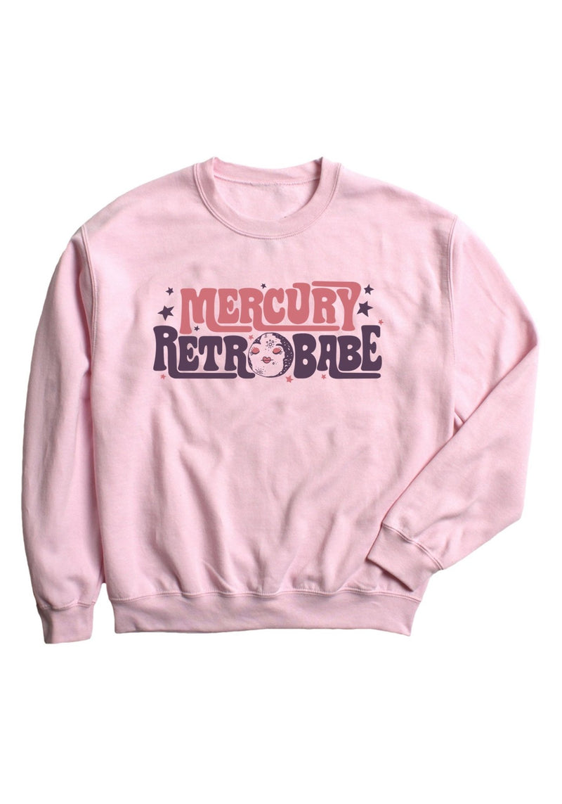 Mercury Retrobabe Sweatshirt by kaeraz astrology christmas christmas sweater