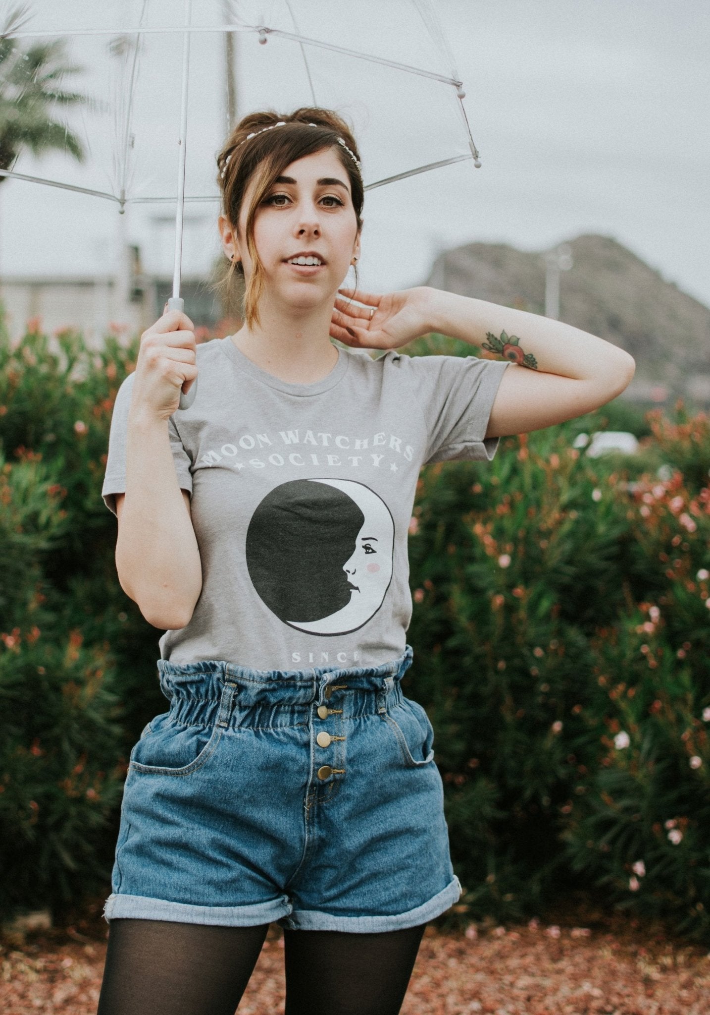 Moon Watchers Society Tee by kaeraz aesthetic astrology astrology shirt