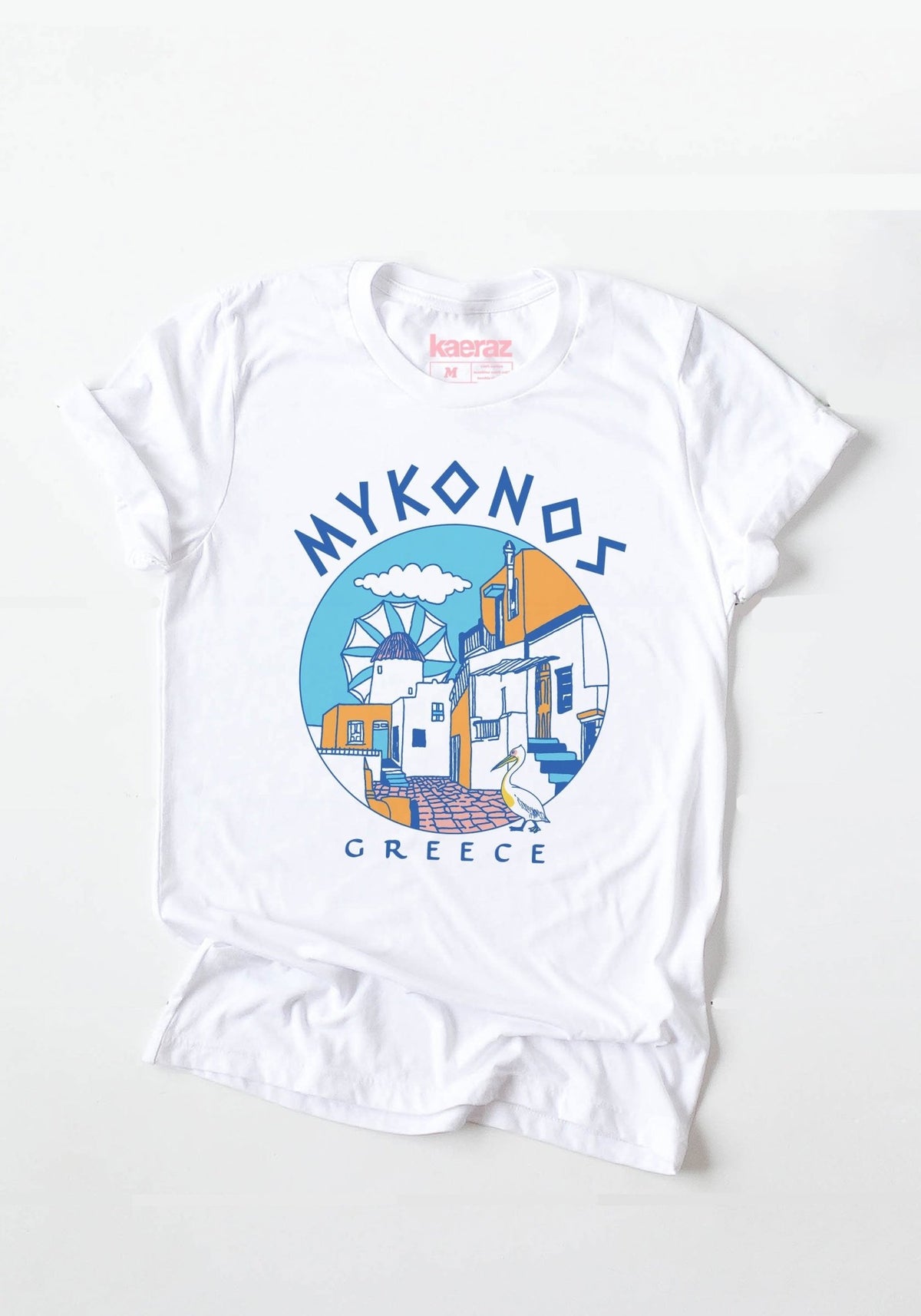 Mykonos Tee by kaeraz clouds greece greek