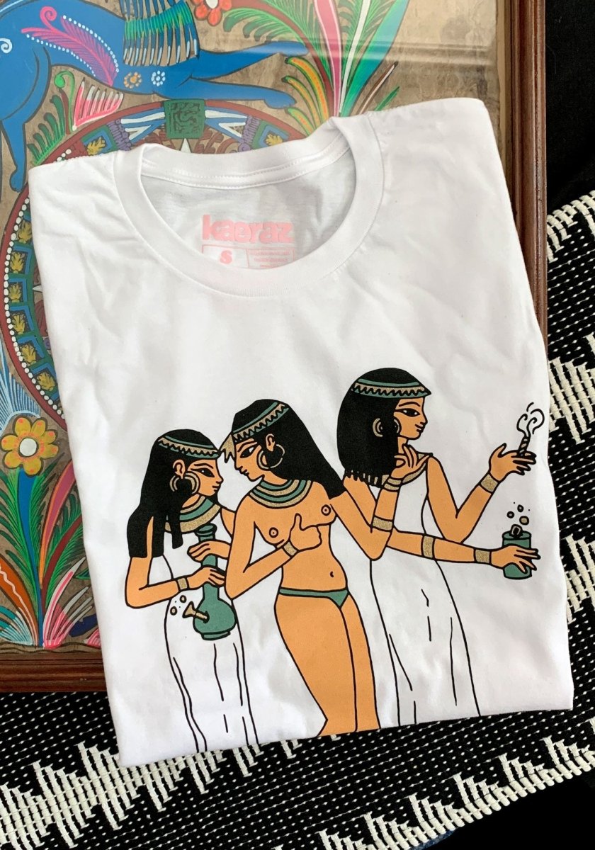 Nile High Club Tee by kaeraz 80s ancient bong