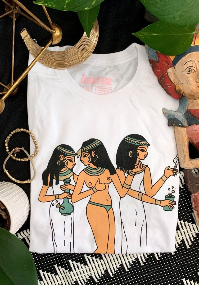 Nile High Club Tee by kaeraz 80s ancient bong