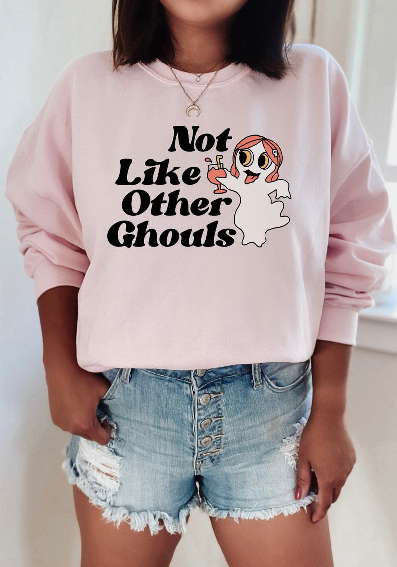 Not Like Other Ghouls Sweatshirt by kaeraz dead drink ghost