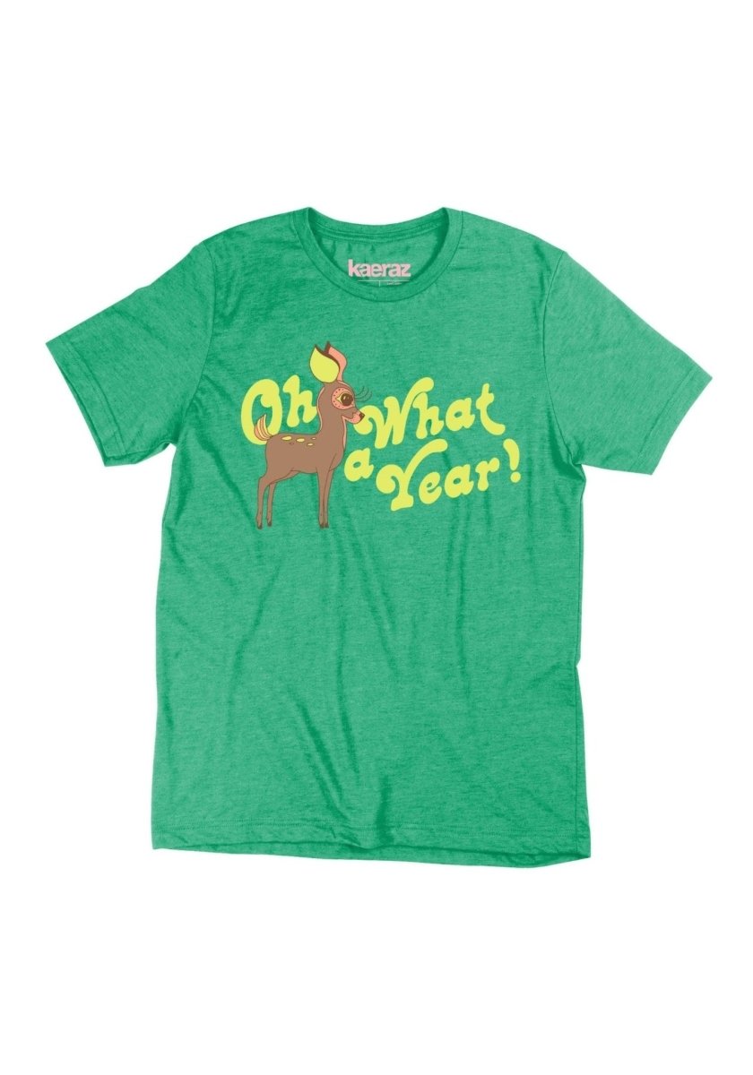 Oh Deer What A Year Tee by kaeraz 2020 70s animal