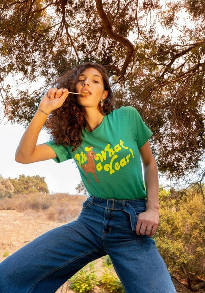 Oh Deer What A Year Tee by kaeraz 2020 70s animal