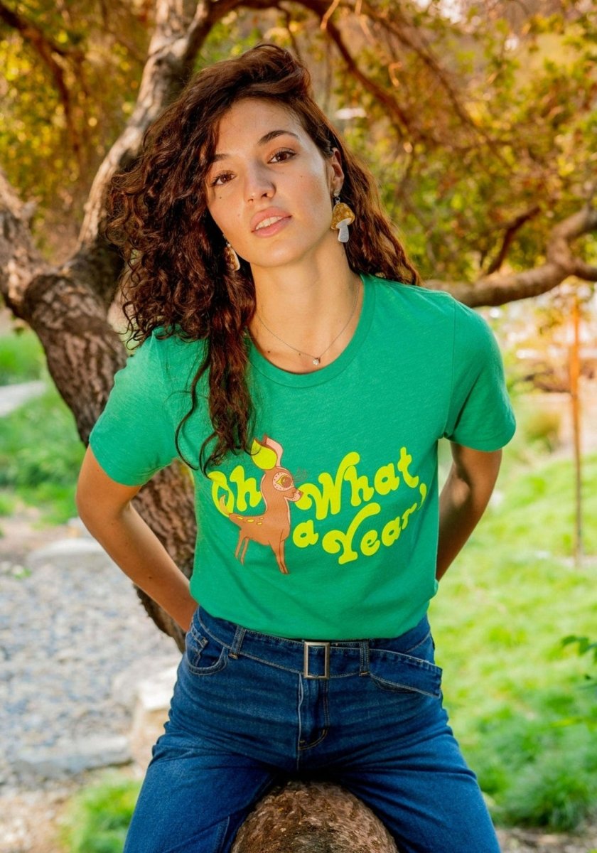 Oh Deer What A Year Tee by kaeraz 2020 70s animal