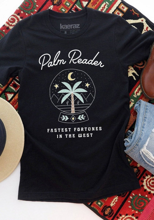 Palm Reader Tee by kaeraz desert moon mystical