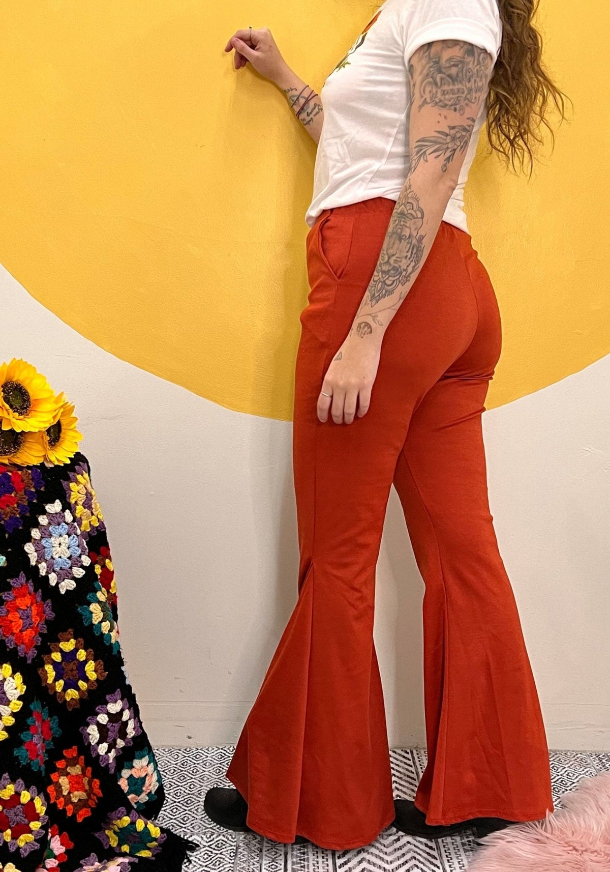Poppy Bell Bottom Pants by JADE BY JANE 1970s bell bottoms bellbottoms