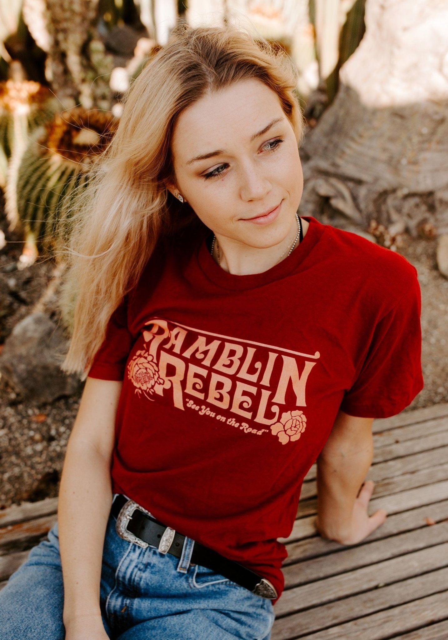 Ramblin Rebel Tee by kaeraz arizona california cowgirl tee