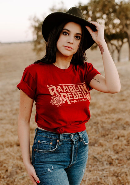 Ramblin Rebel Tee by kaeraz arizona california cowgirl tee