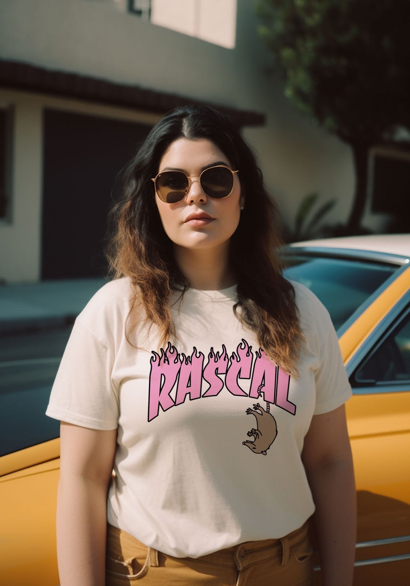 Rascal Possum Tee by kaeraz animal fire flames