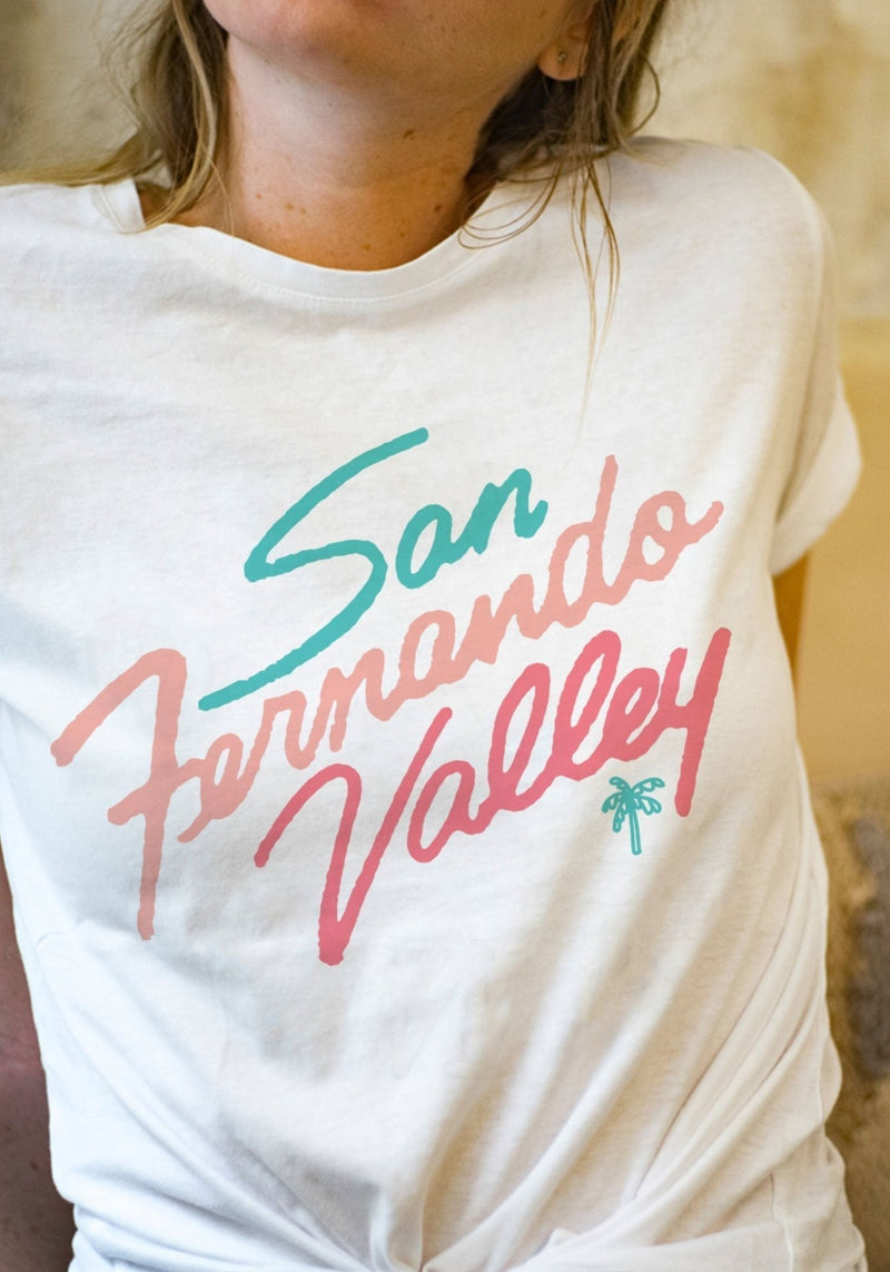 San Fernando Valley Tee by kaeraz california california souvenir palm tree