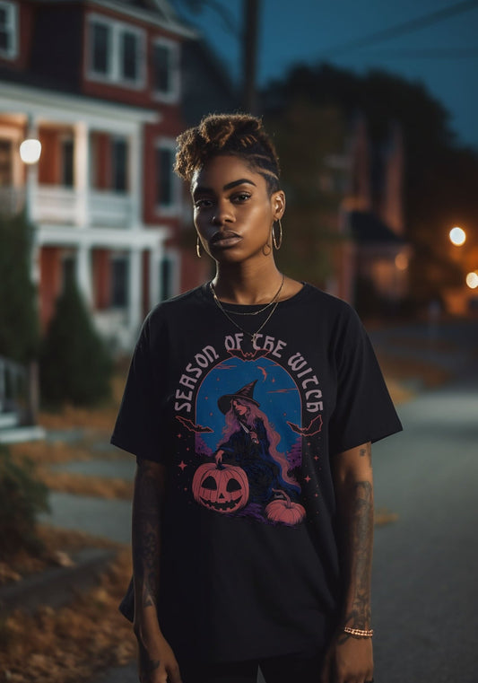 Season of the Witch Tee by kaeraz halloween october pumpkin