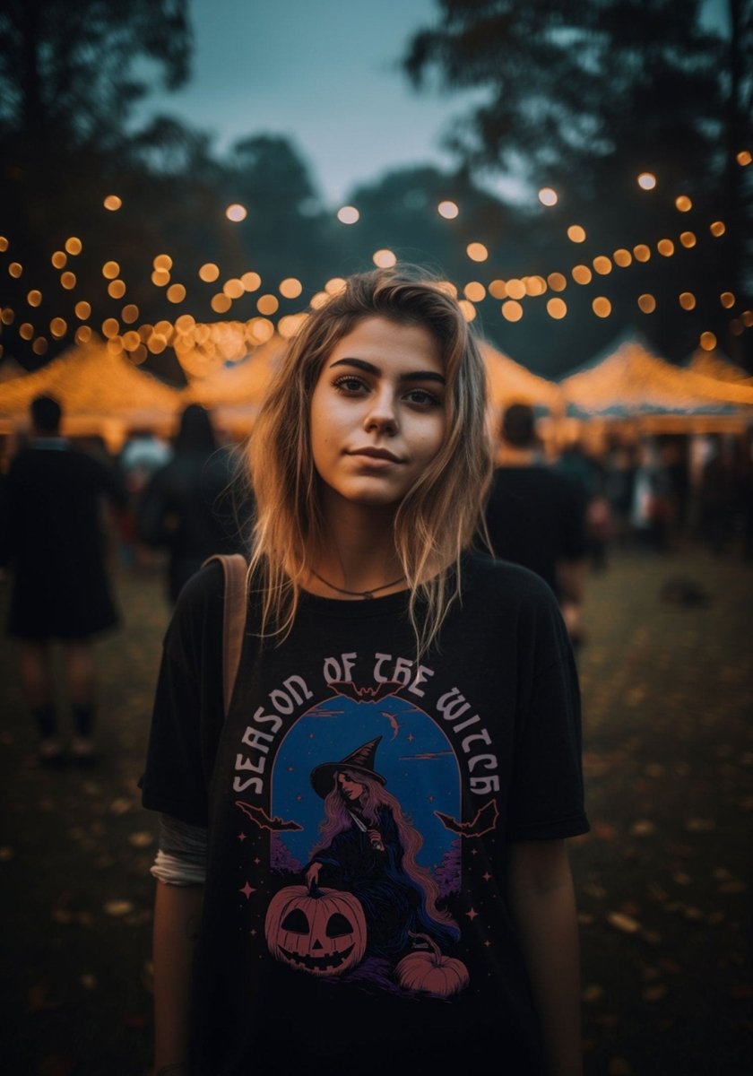 Season of the Witch Tee by kaeraz halloween october pumpkin