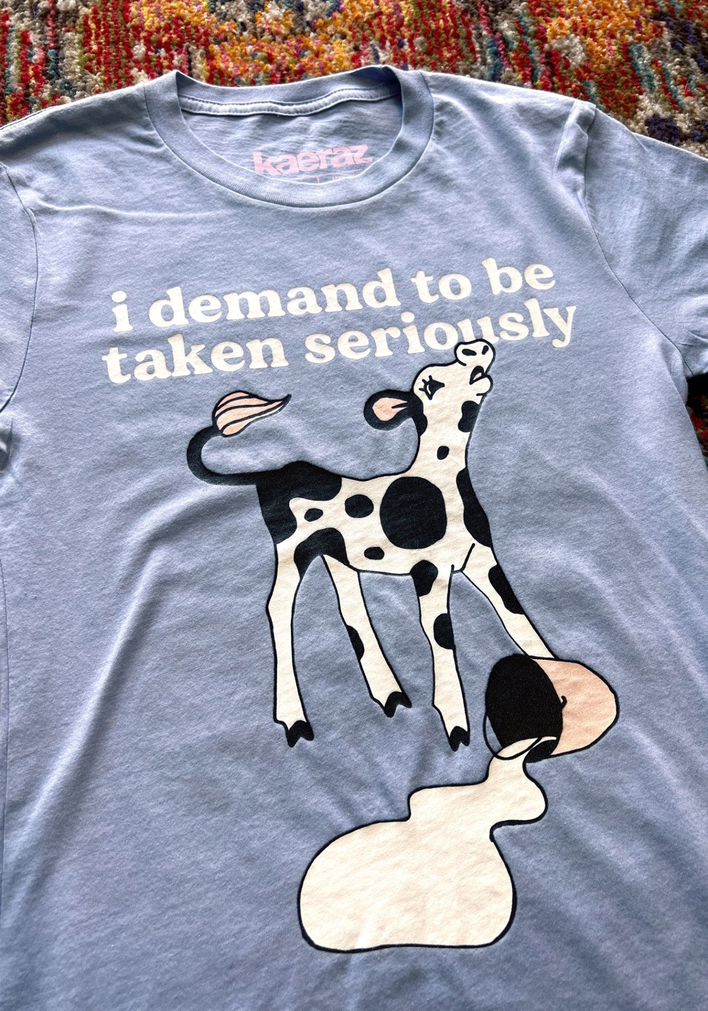 Serious Baby Cow Tee by kaeraz baby animal baby cow calf