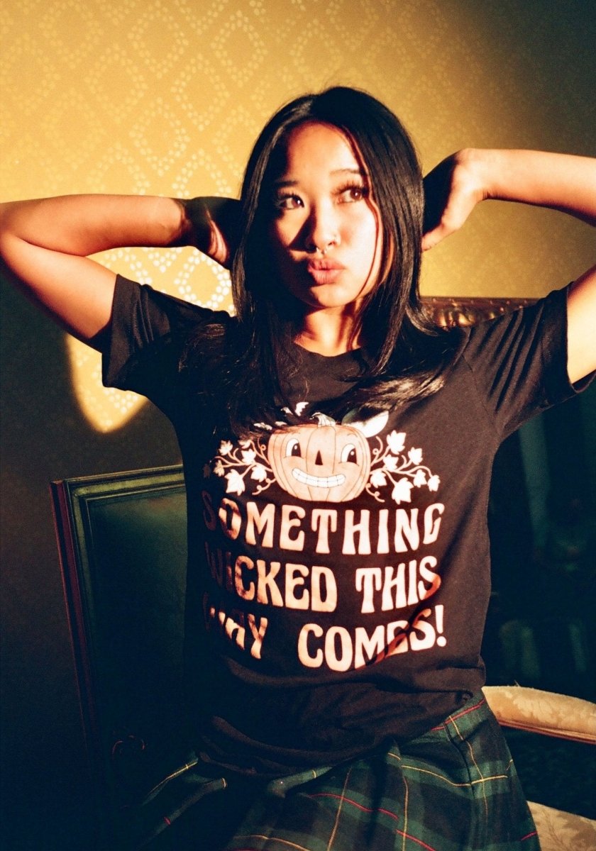 Something Wicked Tee by kaeraz autumn bats halloween