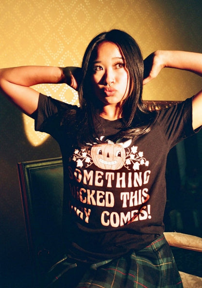 Something Wicked Tee by kaeraz autumn bats halloween