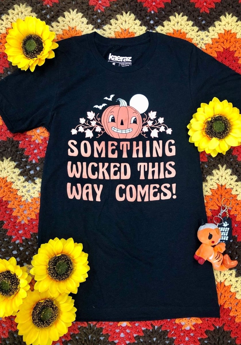 Something Wicked Tee by kaeraz autumn bats halloween