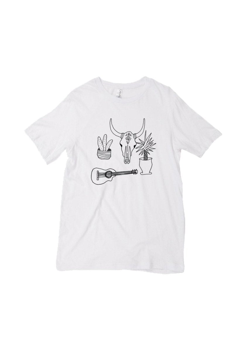 Southwest Feeling Tee by kaeraz arizona botanical illustration cactus shirt
