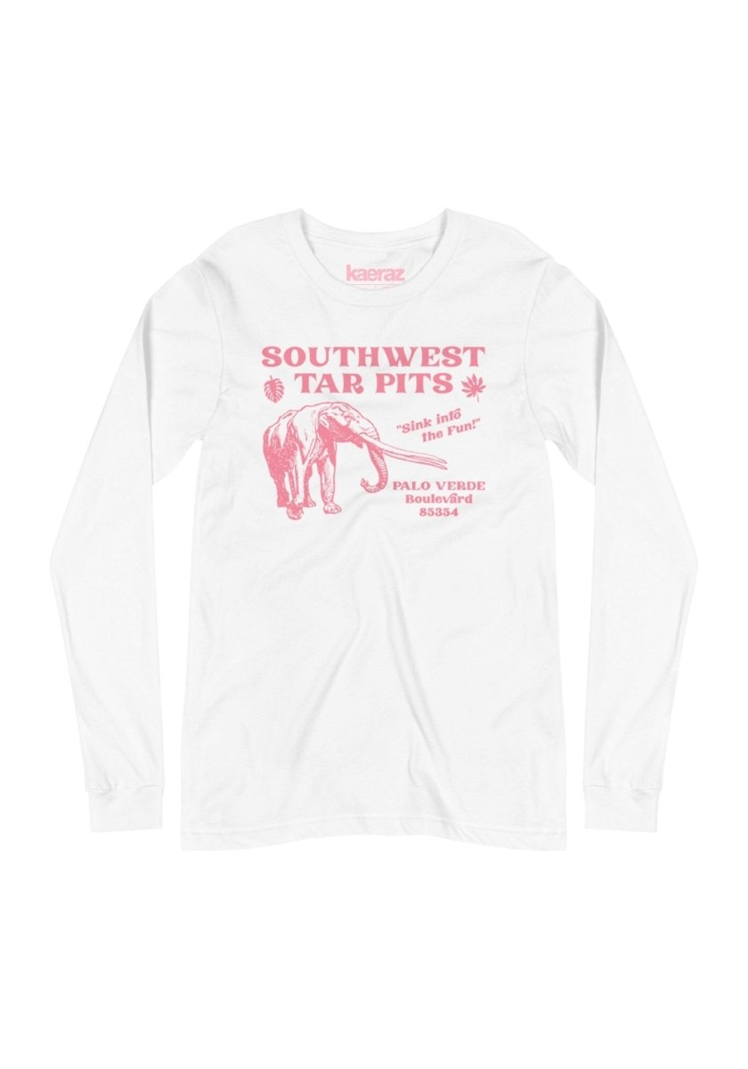 Southwest Tar Pits Long Sleeve Tee by kaeraz arizona california elephant
