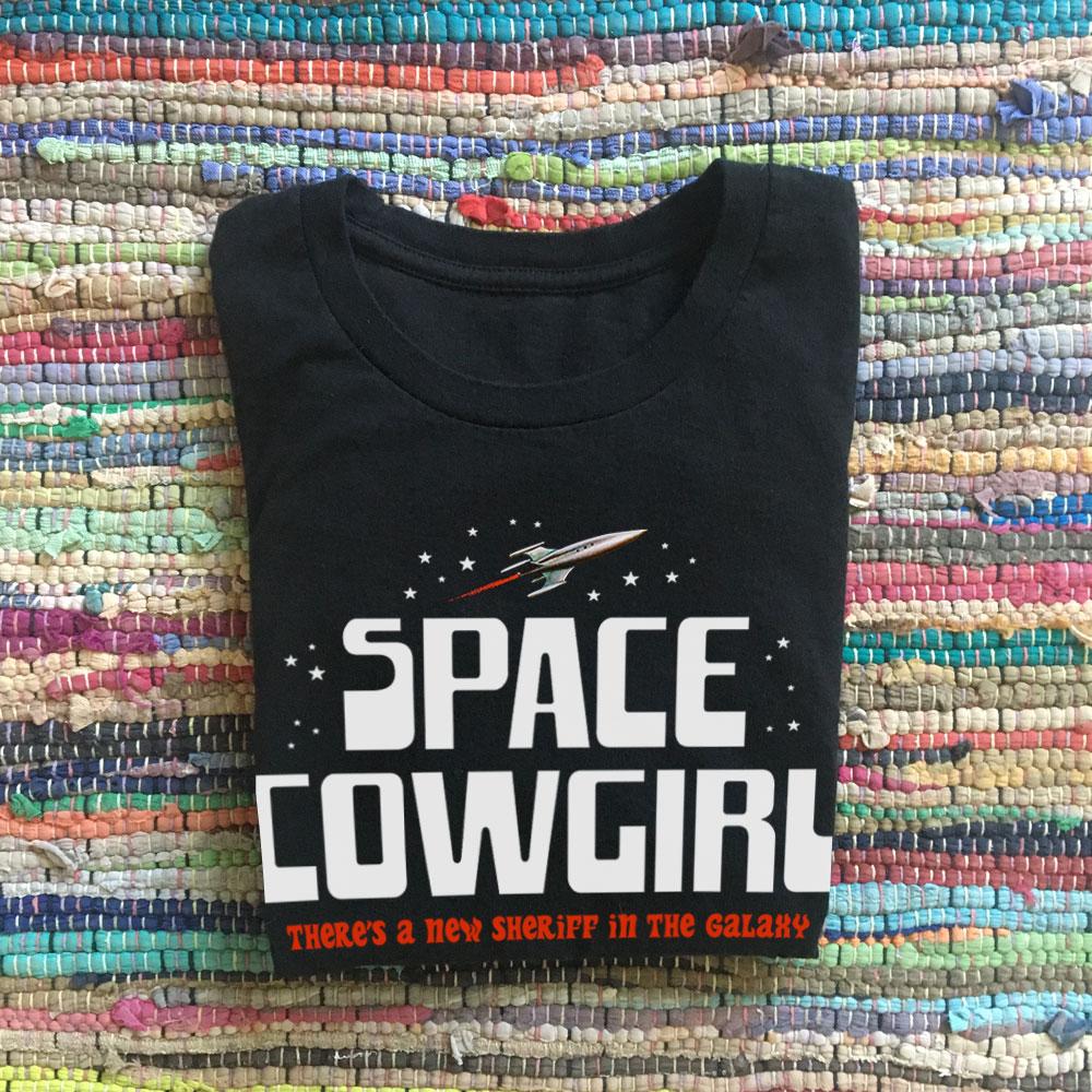 Space Cowgirl Tee | by Kaeraz | Girl Gang Tees Vintage Style Shirts Southwest Tees Medium