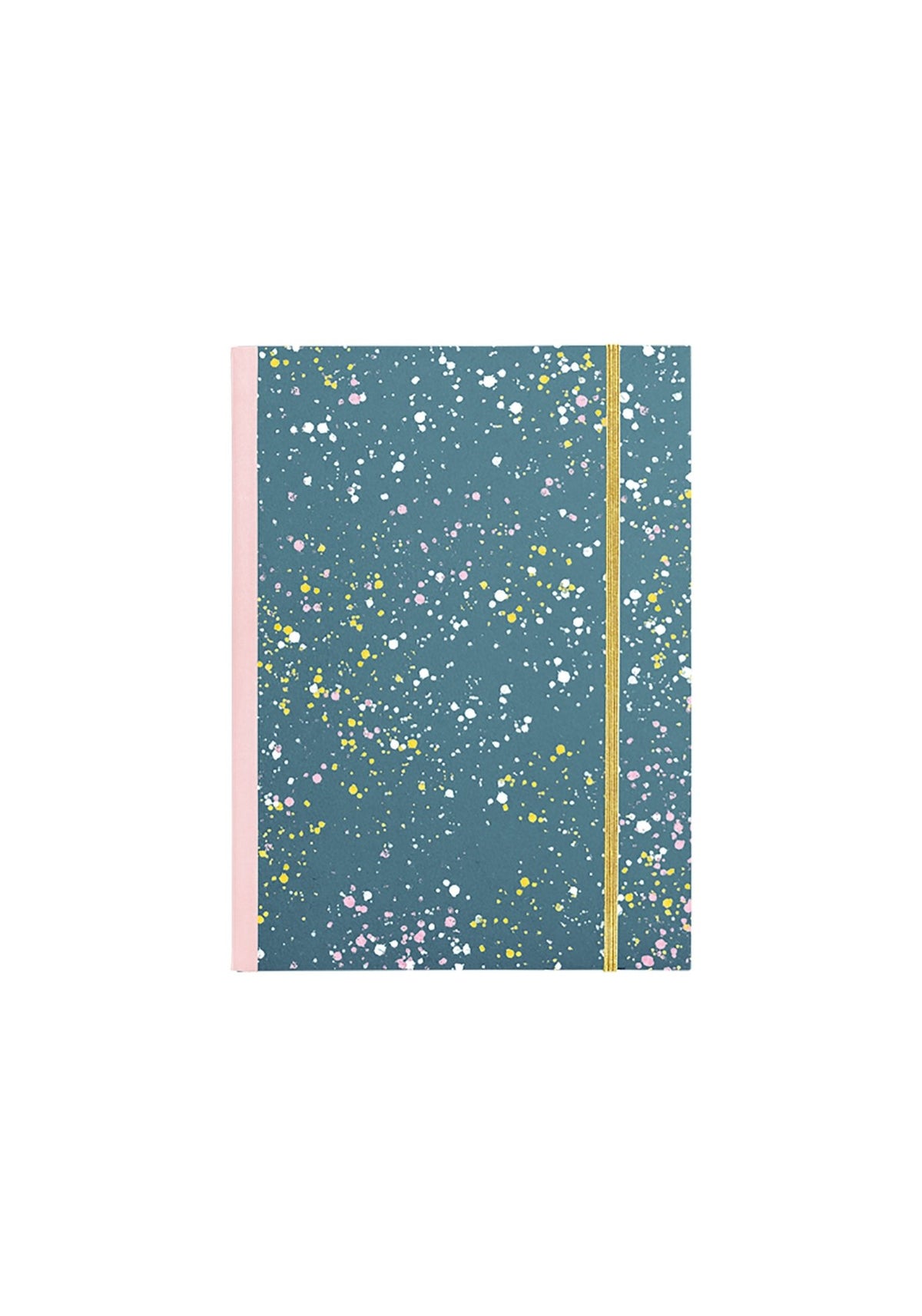 Spruce Splatter Notebook by Talking Out of Turn abstract diary doodle