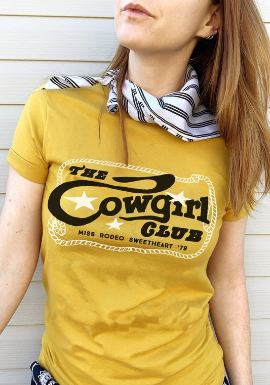 The Cowgirl Club Tee by kaeraz 70s country cowboy