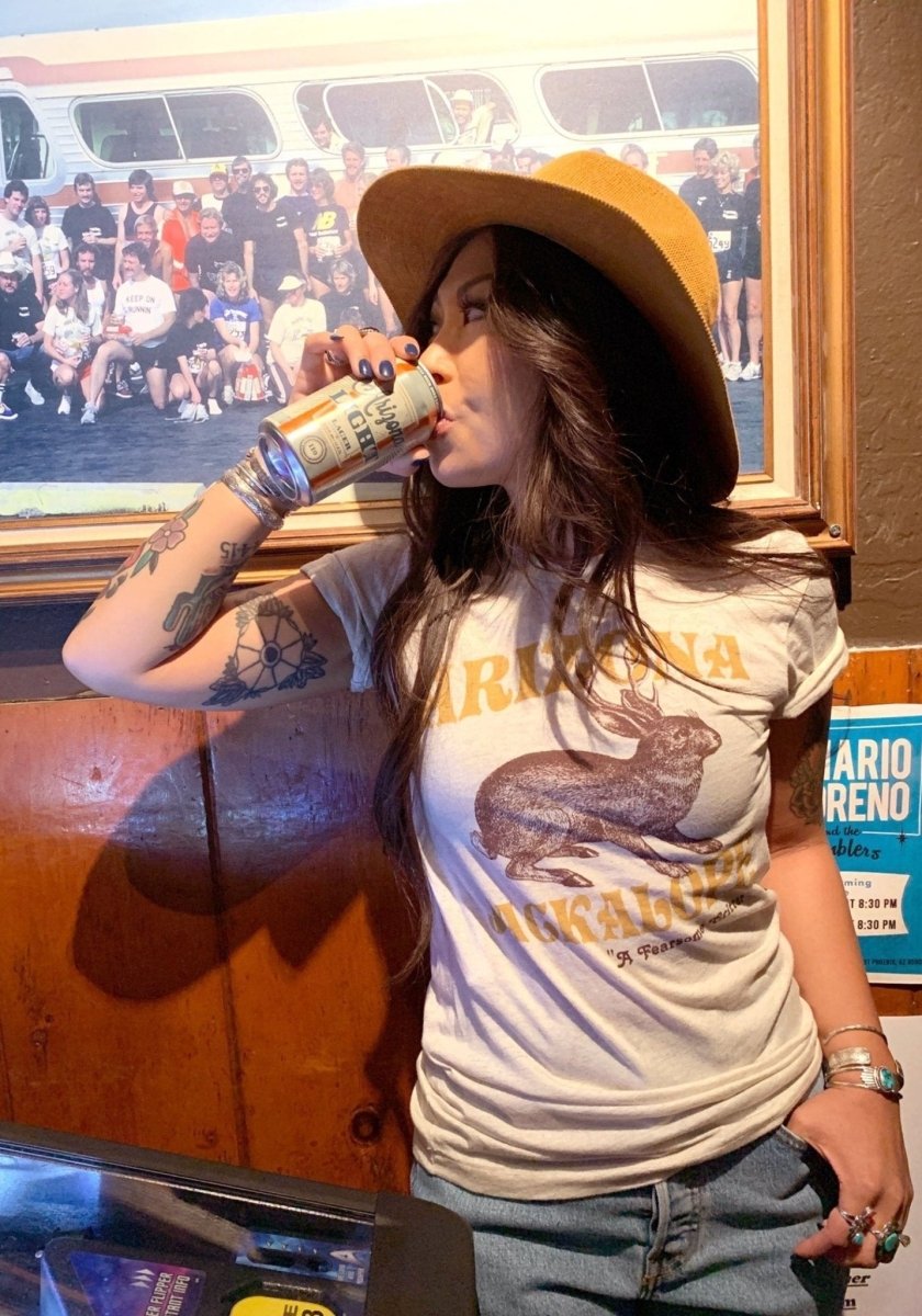 The Jackalope Tee by kaeraz arizona cowgirl tee desert