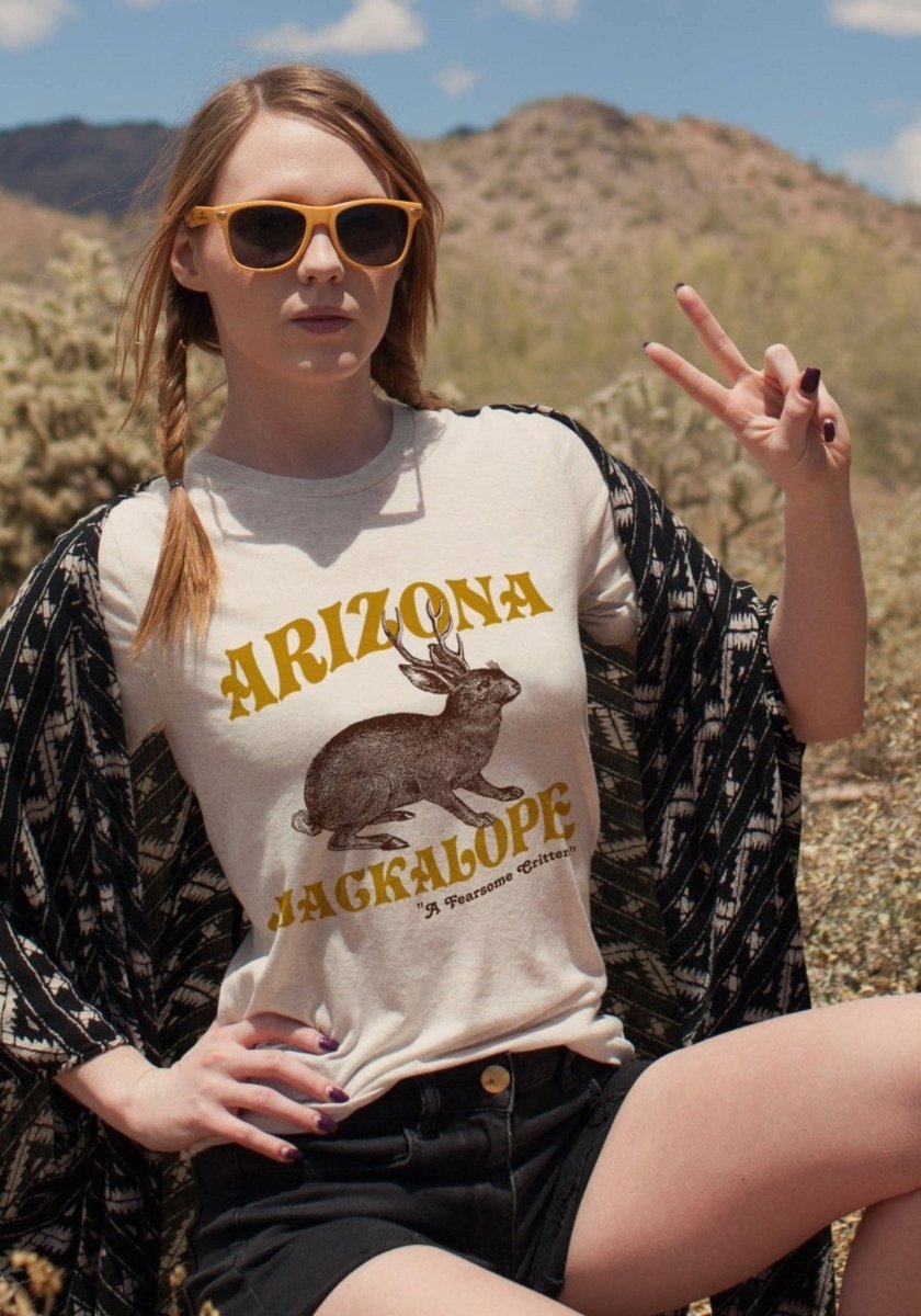 The Jackalope Tee by kaeraz arizona cowgirl tee desert