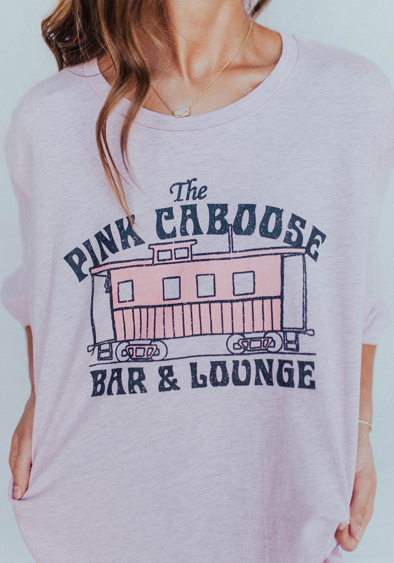 The Pink Caboose Tee by kaeraz bar lounge retro