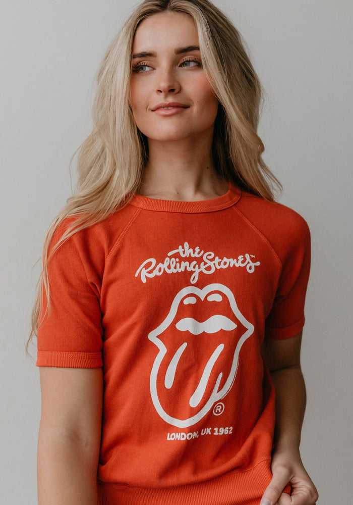The Rolling Stones London Raglan Tee by People of Leisure 1970s band tee Carro Brands Product