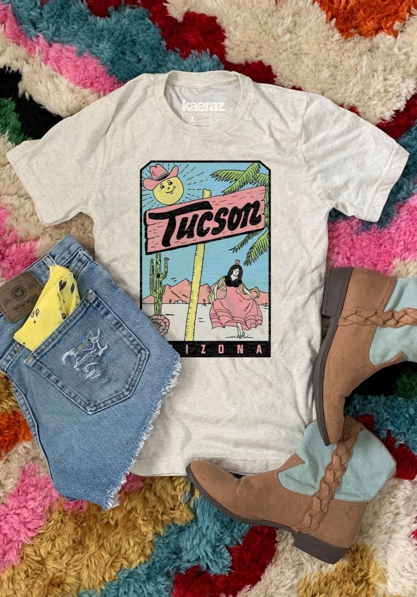 The Tucson Tee by kaeraz arizona cowgirl tee desert