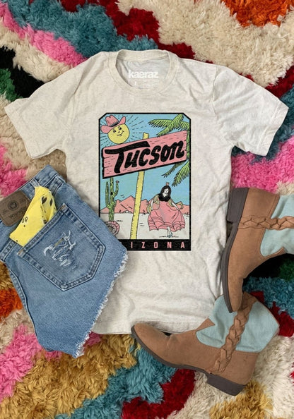 The Tucson Tee by kaeraz arizona cowgirl tee desert