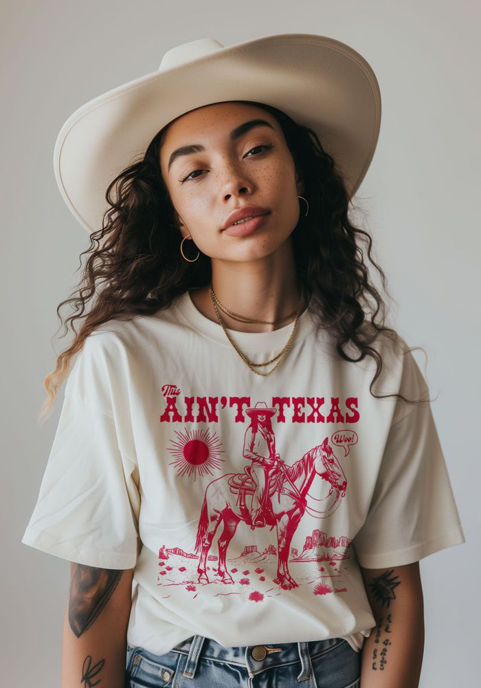 This Ain't Texas Tee by kaeraz Beyoncé country cowgirl