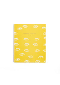 Thoughts And Things Sunshine Eye Notebook by Wit & Delight eye journal notebook