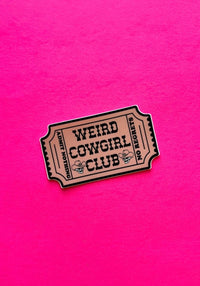 Weird Cowgirl Club Sticker by kaeraz cowboy cowboy hat cowgirl