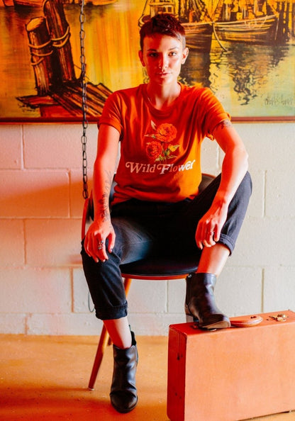 Wild Flower Tee by kaeraz 60s 70s autumn