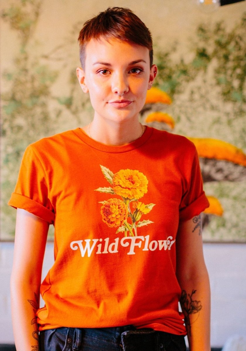 Wild Flower Tee by kaeraz 60s 70s autumn