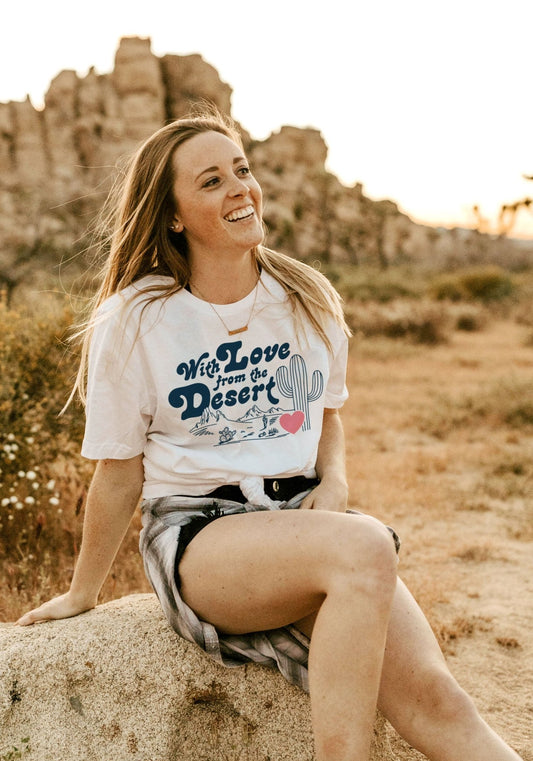 With Love From the Desert Tee by kaeraz arizona cactus heart