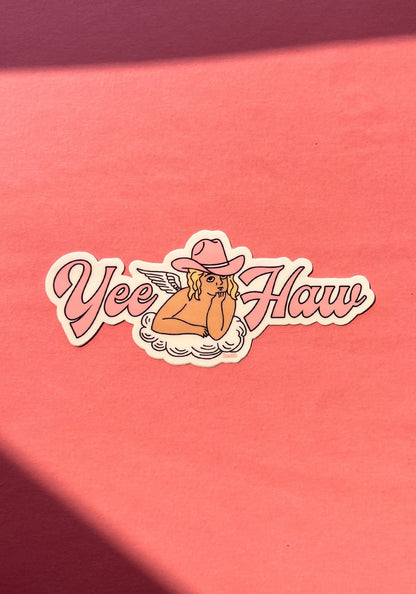 Yeehaw Angel Sticker by kaeraz angel angels cherub