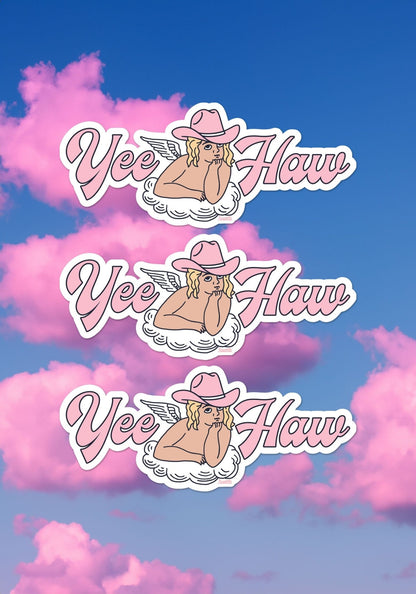 Yeehaw Angel Sticker by kaeraz angel angels cherub