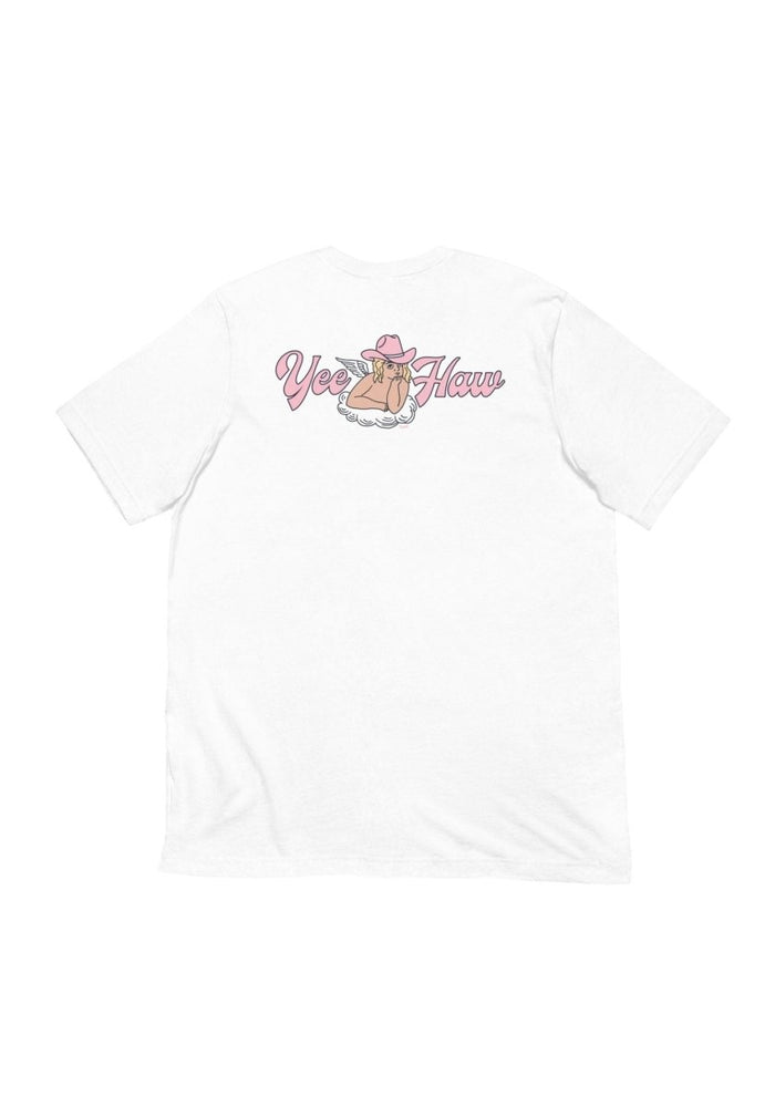 Yeehaw Angel Tee by kaeraz angels cherub cowgirl