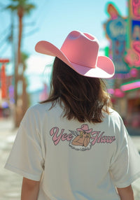 Yeehaw Angel Tee by kaeraz angels cherub cowgirl