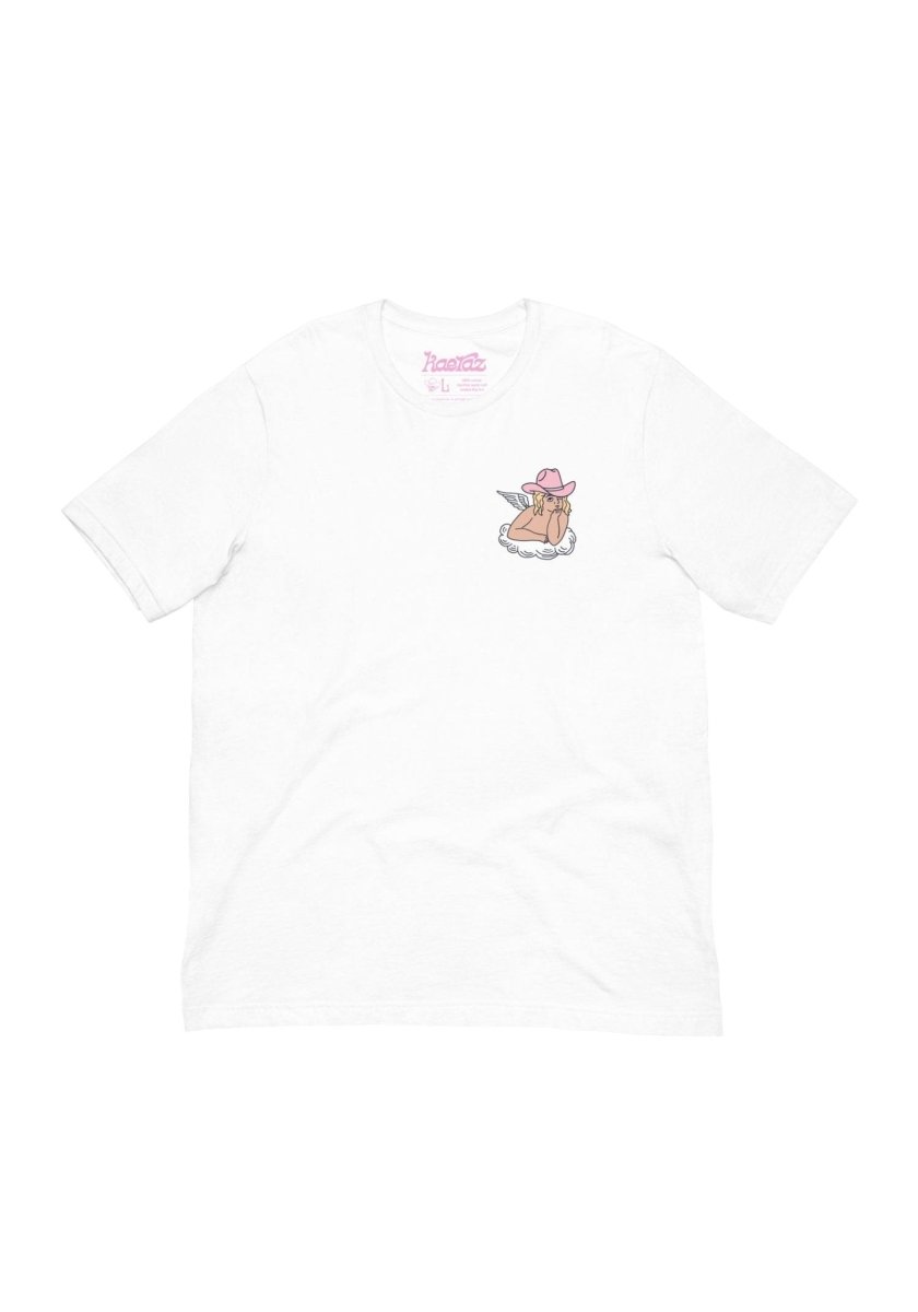 Yeehaw Angel Tee by kaeraz angels cherub cowgirl