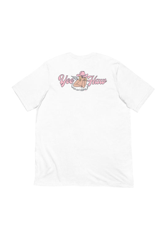 Yeehaw Angel Tee by kaeraz angels cherub cowgirl